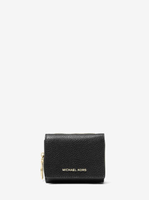 EMPIRE <br> Petit portefeuille à trois volets en cuir grainé