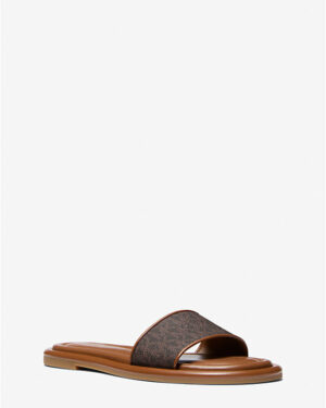 DANA <br> Mule à logo Signature • Marron