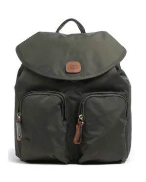 X-collection • Petit sac à dos de ville en nylon - Olive