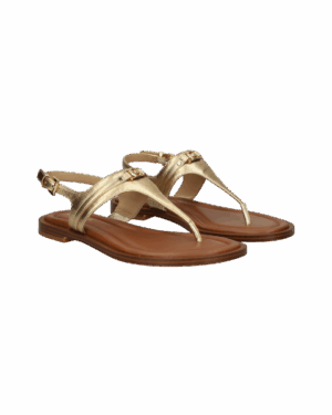 Mandy • Sandales plates • Pale gold