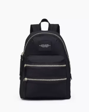 THE BIKER • Sac à dos large en nylon - Black