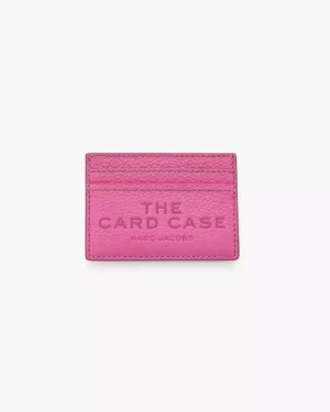 THE LEATHER • Porte cartes - Bow pink