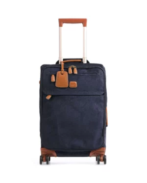 LIFE • Valise 4 roues 55 cm - Bleu Marine