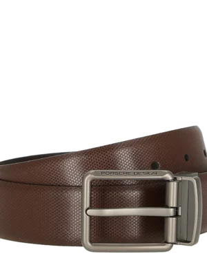 PORSCHE DESIGN • Ceinture Business en cuir • Ajustable - Marron