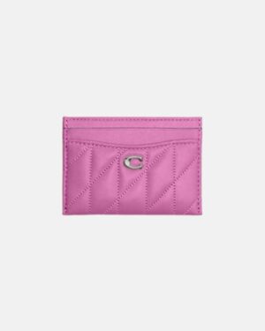 Porte-cartes essentiel avec matelassage Pillow - Fuchsia