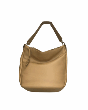 BRUNO ROSSI • Leather bag - Beige