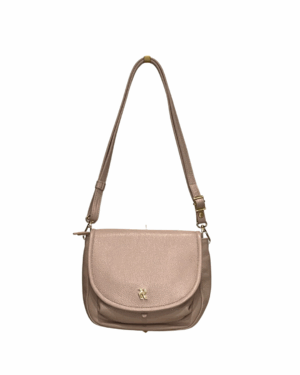 BRUNO ROSSI • Leather bag - Rose