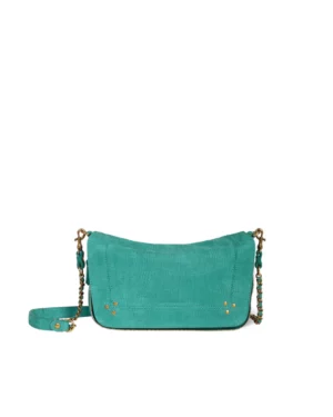 Sac Bobi S imprimé croco agave