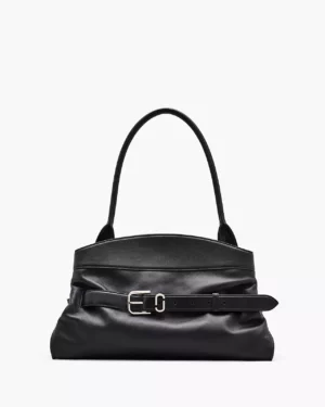 The Suede Dakota Satchel - Black