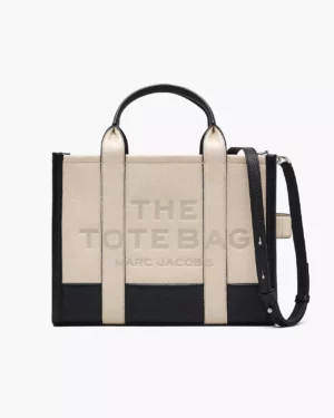 THE COLORBLOCK LEATHER • Sac cabas medium Ivory Multi