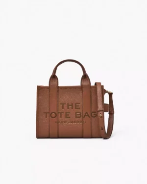 THE LEATHER SMALL TOTE BAG - Argan Oil