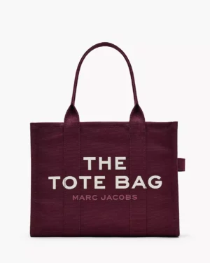 THE CANVAS  LARGE TOTE BAG - Dark Plum