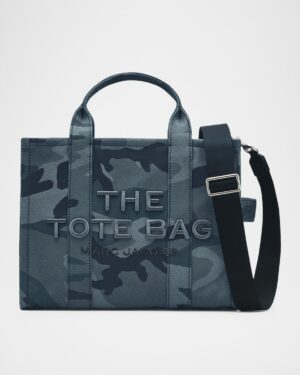 THE CAMO JACQUARD MEDIUM TOTE BAG
