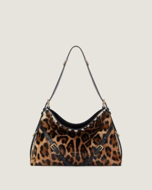 VOYOU • SAC MOTIF LÉOPARD TAILLE MOYENNE