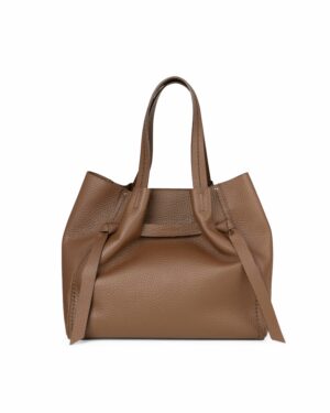 VISONA • Vittoria queen noce bag - Marron