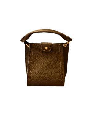 VISONA • Nora queen mini bag - Marron