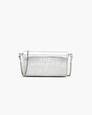 THE METALLIC LEATHER CHAIN MINI BAG