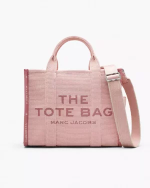 THE JACQUARD MEDIUM TOTE BAG - Rose