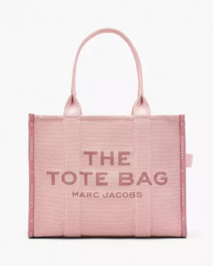 THE JACQUARD  LARGE TOTE BAG - Rose