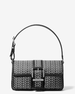 COLBY <br> Sac porté épaule de taille moyenne en jacquard à logo MK2000