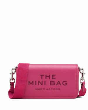 THE LEATHER MINI BAG - Raspberry Pink