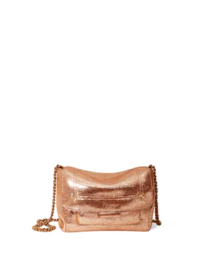 LULU S • Chèvre Lamé Rose Gold