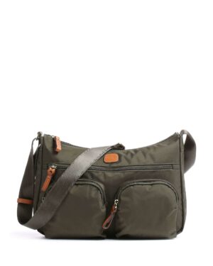 X-collection • Sac porté épaule en nylon - Olive