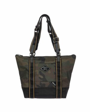 Replay • Sac Sportina 3 en 1 moyen en tissu recyclé • Camouflage vert