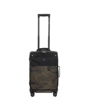 Replay • Trolley Cabine en tissu recyclé 55 cm • Camouflage vert