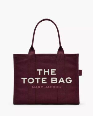 THE CANVAS LARGE TOTE BAG - Dark Plum