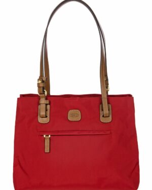 X-collection • Sac cabas moyen format en tissu recyclé - Rouge