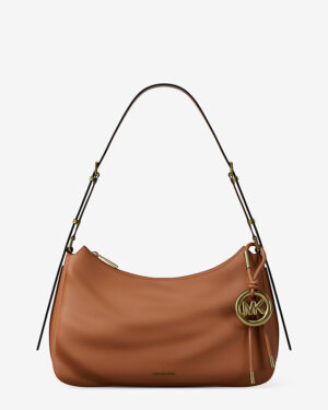 NOLITA • Sac porté épaule de taille moyenne en cuir grainé - Luggage