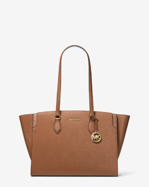 BECCA <br> Grand cabas en cuir Saffiano