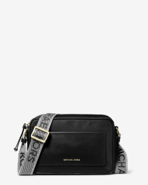 JET SET • Grand sac à bandoulière en gabardine de nylon