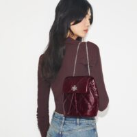 MINI SAC À DOS KIRA À MATELASSAGE LOSANGE VIEILLI5