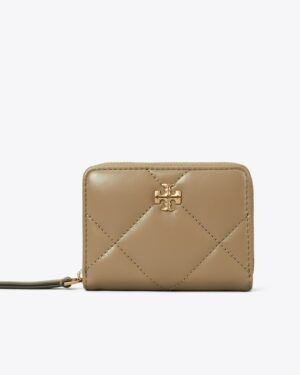 PETIT PORTEFEUILLE ZIPPÉ KIRA À MATELASSAGE LOSANGE