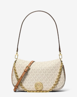 NOLITA • Sac porté épaule convertible de taille moyenne à logo Signature