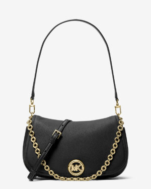 NOLITA • Sac porté épaule convertible de taille moyenne en cuir grainé - Noir