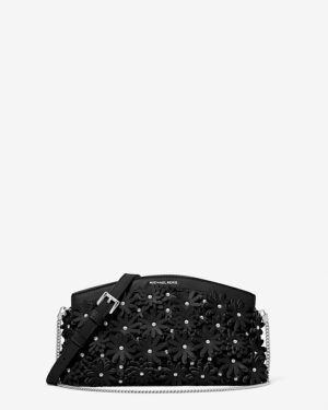 Athena • pochette convertible à appliqué floral