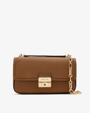 TRIBECA • Petit sac à bandoulière convertible en cuir grainé - Luggage