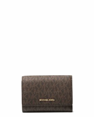 BRYANT  Portefeuille compact avec logo Signature - Brun/Noisette