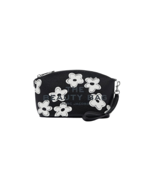 THE WILD DAISY BEAUTY BAG<br>Black & White