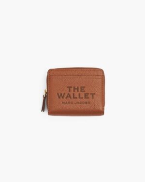 THE LEATHER MINI COMPACT WALLET - Argan Oil