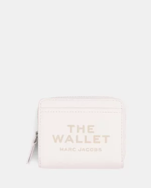 THE LEATHER MINI COMPACT WALLET - Cotton