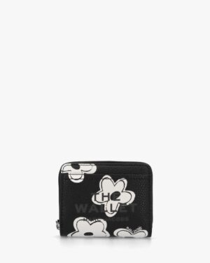 THE DAISY LEATHER MINI COMPACT WALLET