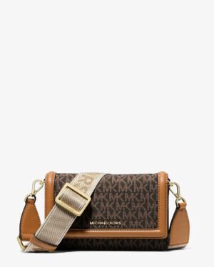 JET SET • Petit sac à bandoulière pour smartphone à logo signature