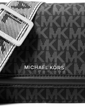 JET SET • Petit sac à bandoulière pour smartphone à logo signature