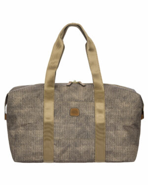 X-collection • Sac moyen pliable 2 en 1 en nylon - Wool Nut