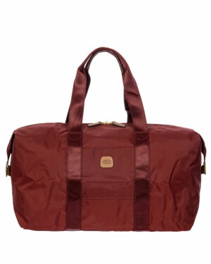 X-collection • Sac moyen pliable 2 en 1 en nylon - Bordeaux