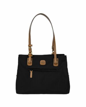 X-collection • Sac cabas moyen format en tissu recyclé - Noir